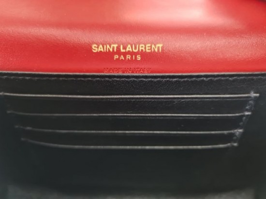 Binnenkant yves saint laurent heup designertas
