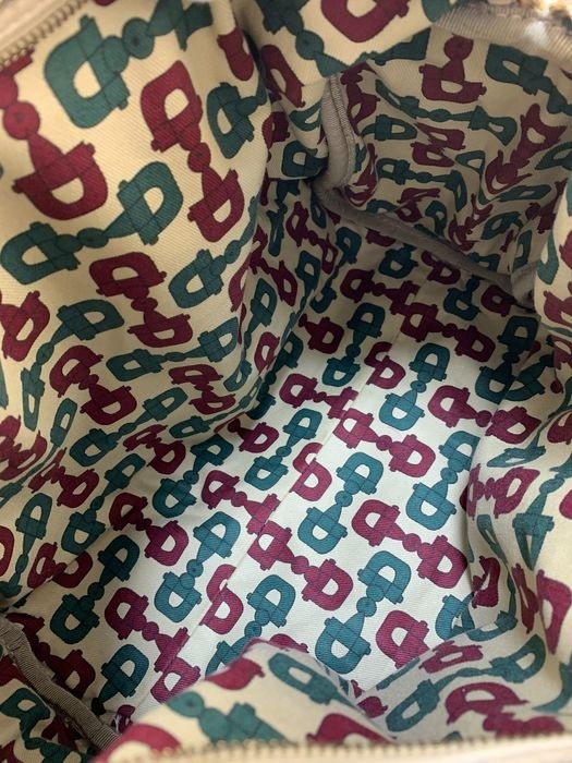 Gucci boston vintage tas binnenzijde